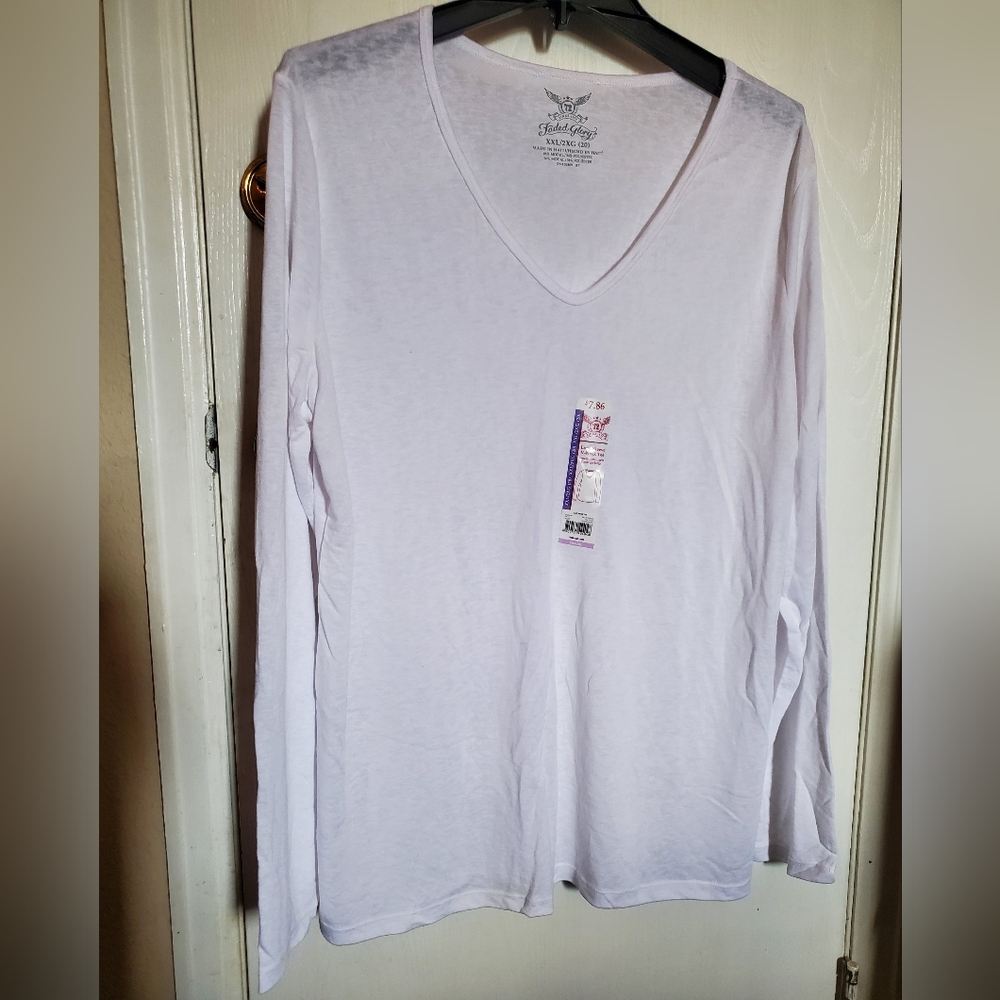 NWT white long sleeve